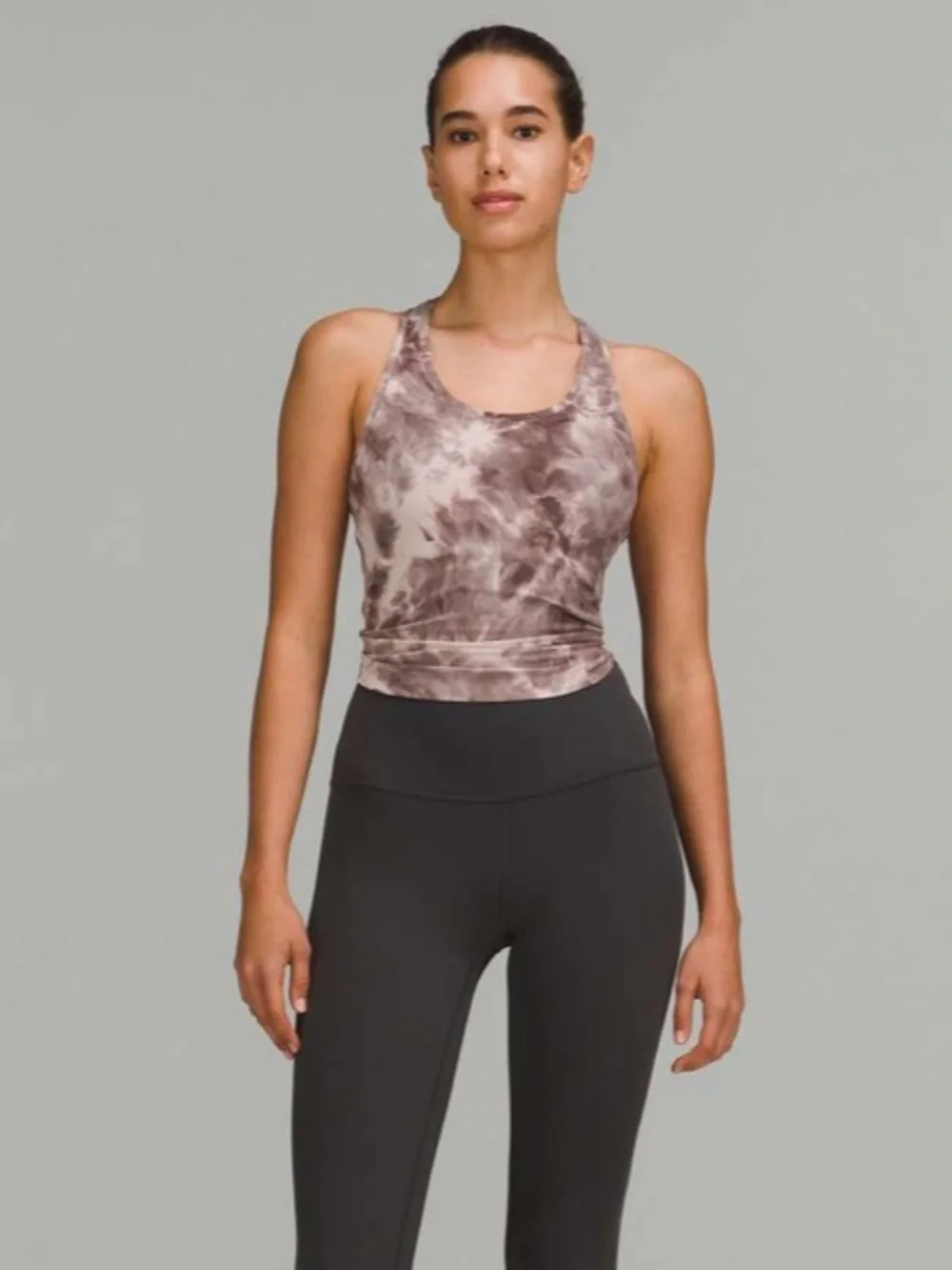 Lululemon Cool Racerback Short Tank Top *Nulu Diamond Dye Size 10
